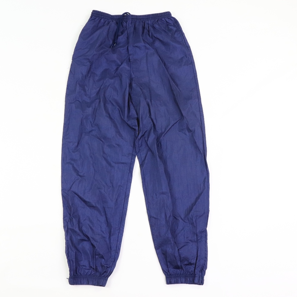90s USA Olympics Mens Large Nylon Jogger Pant Blue